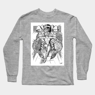 Crimson Cosmonaut Long Sleeve T-Shirt